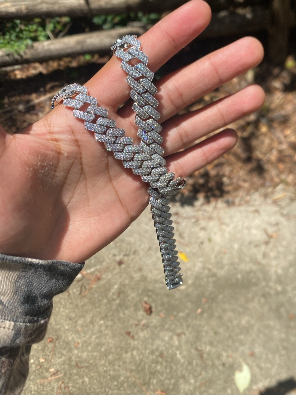 VVS1 Moissanite Cuban Chain